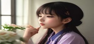 甜宠小说封面——男女主角甜蜜互动的温馨插图